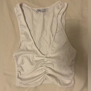 Zara white tank